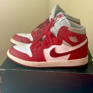 Kids Jordan 1 Retro High OG (PS) Size 2.5 Varsity Red Sail